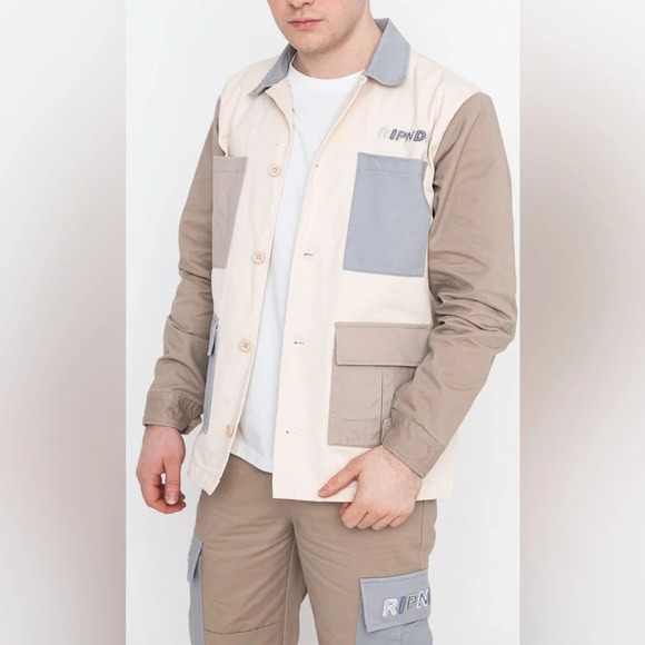 Ripndip Holy Cargo Streetwear Cotton button Jacket  Sz S - Picture 1 of 15